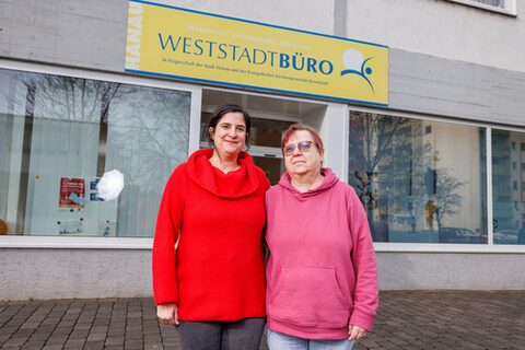 Dr. Judith Lechner und Undine Möbus